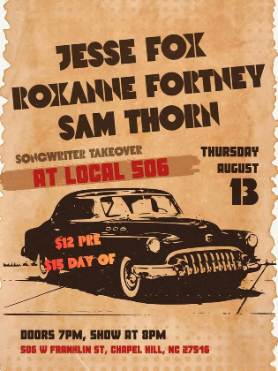 Jesse Fox with Roxanne Fortney and Sam Thorn