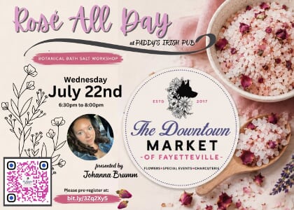 ‘Rose All Day' Botanical Bath Salt Workshop