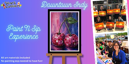 Downtown Indy Paint and Wine - Disco Cherries
