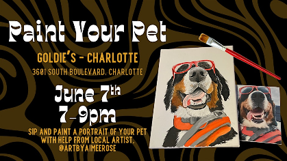 Paint Your Pet at Goldie's - CLT