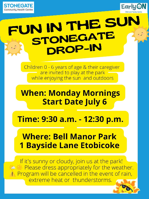 Fun in the Sun Stonegate Drop in