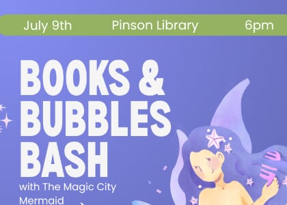 Books & Bubble Bash with The Magic City Mermaid