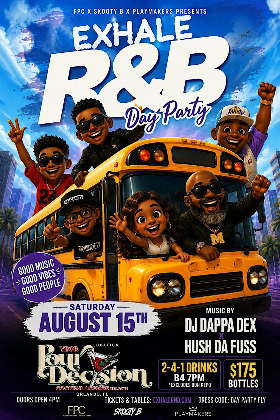 Exhale RNB Day Party Back to School drive