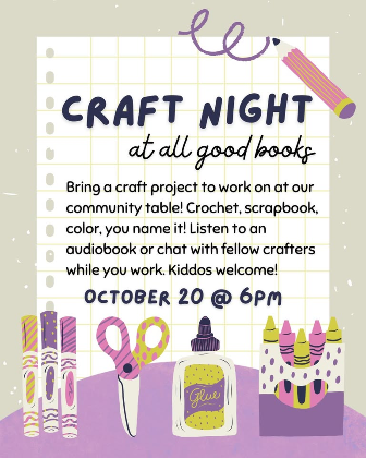 Craft Night at AGB