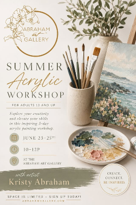Acrylic Painting: Adult Summer Workshop