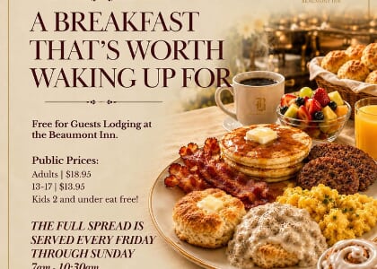 Beaumont Inn- Breakfast & Lunch Buffets