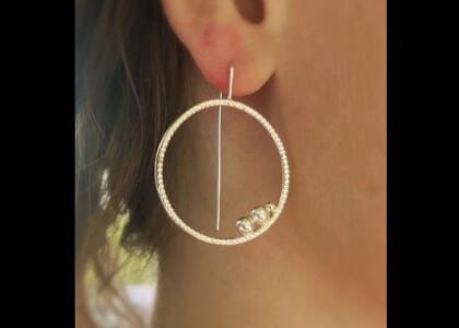 Chic Circles Earrings Jewelry Workshop