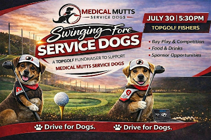 Swinging Fore Service Dogs