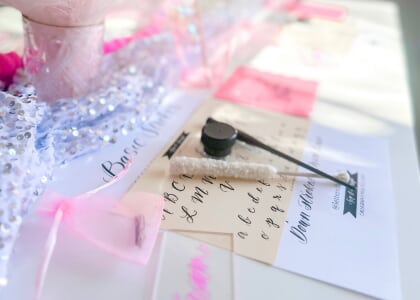 Modern Calligraphy for Beginners at Foxcroft Food and Wine