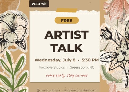Put Pen to Paper's Artist Talk: Public Journal