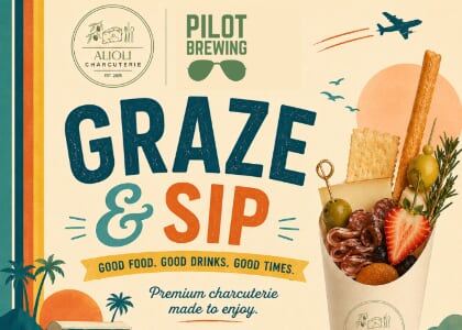 Graze & Sip: Alioli Charcuterie Cart