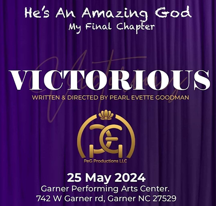 He's An Amazing God...my final chapter VICTORIOUS