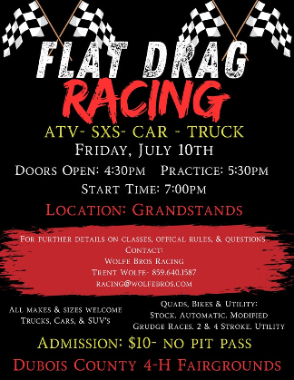 Dubois County 4-H Fair - Flat Drags