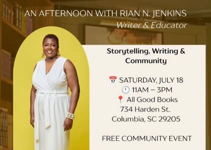 A Day with Rian N. Jenkins: Storytelling, Writing & Community