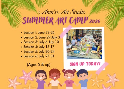 Summer Art Camp -  Ages 5 & up