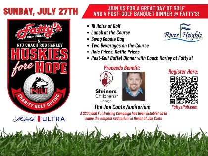 Fatty's Huskies Fore Hope Charity Golf Outing with Coach Rob Harley