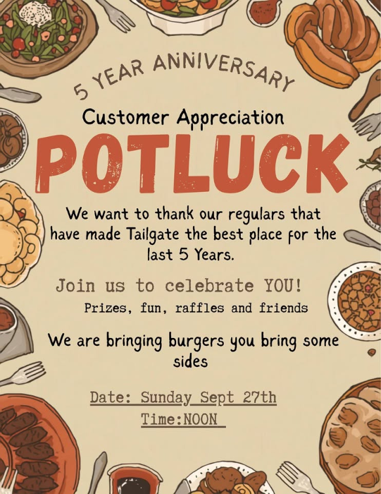 Customer Appreciation Potluck