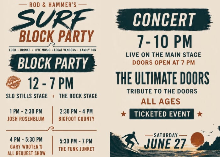 Rod and Hammer's Surf Block Party 2026
