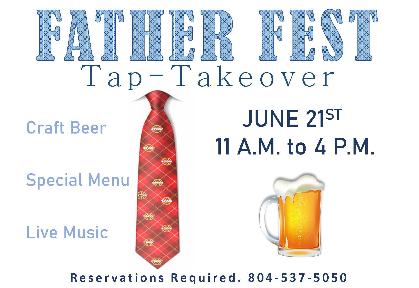 2026 Father's Day Tap Takeover Celebration!