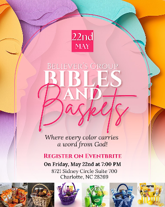 Bibles and baskets