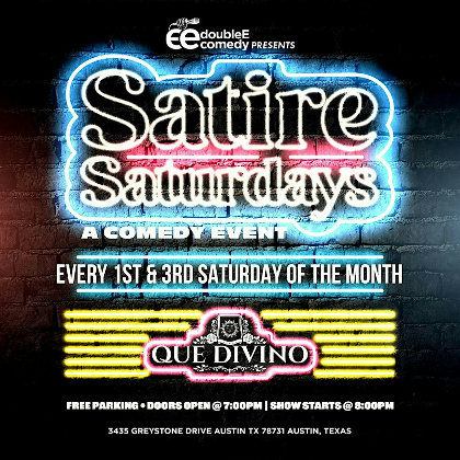 Satire Saturdays - A Live Comedy Event