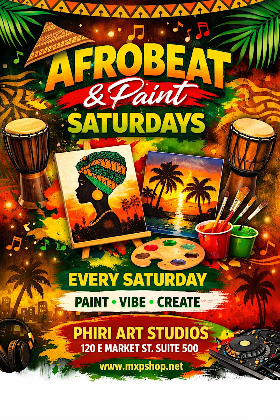Afrobeat & Paint Saturday's