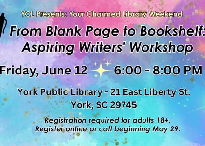 Aspiring Writers' Workshop with Jennifer Moorman
