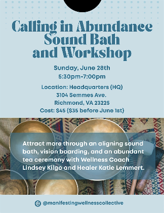 Calling In Abundance Sound Bath