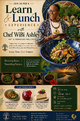 Food Is the Remedy: A Learn & Lunch with Chef WiBi Ashley