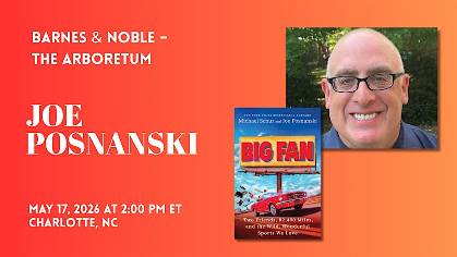 Joe Posnanski celebrates BIG FAN at Barnes & Noble - The Arboretum!