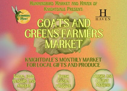 Goats and Greens Farmers Market with Haven Farm