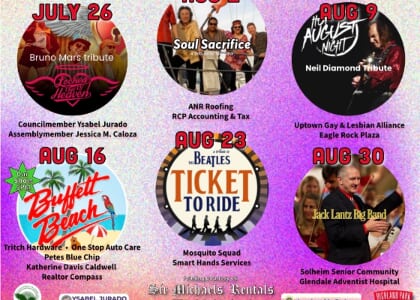 2026 Eagle Rock Summer Concerts in the Park