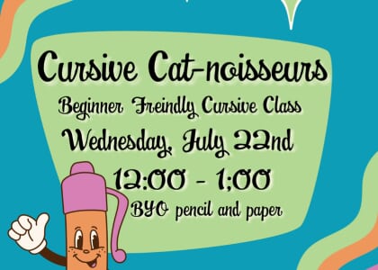 Cursive Catnoisseur