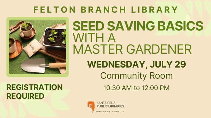 Seed Saving Basics with a Master Gardener