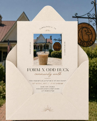 FORM x Odd Duck Market Community Walk
