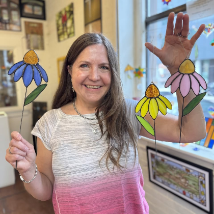 Coneflower Stained Glass Workshop