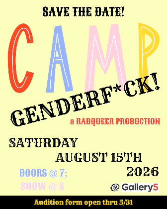 RadQueer presents Camp Genderf*ck!