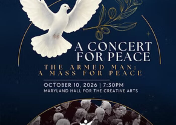 Live Arts Maryland Presents A Concert for Peace