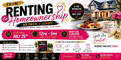 From Renting to Homeownership: Brunch + Learn