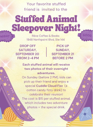 Stuffed Animal Sleepover at Rêve