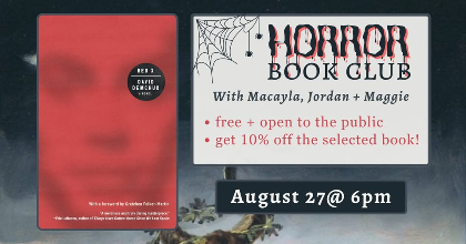 Horror Book Club: "RED X"
