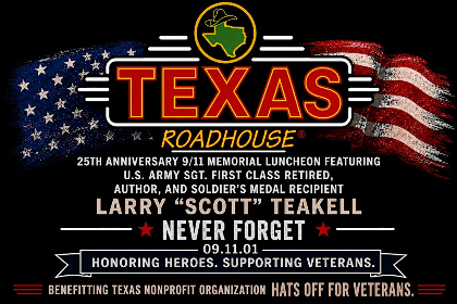 25th Anniversary 9/11 Memorial Luncheon Benefiting Hats Off For Veterans