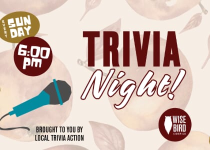 Sunday Night Trivia at Wise Bird Cider