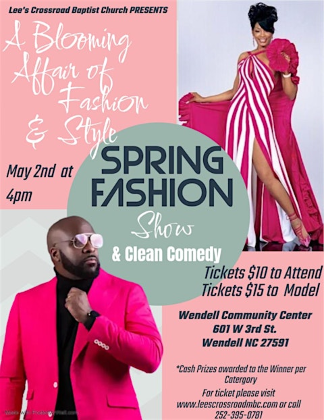 Spring Bloom Fashion Show Featuring a Live Comedy Set