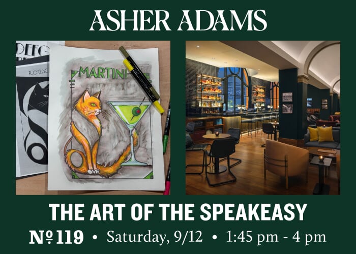 The Art of the Speakeasy: An Elevated Paint & Sip at Asher Adams