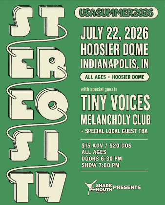 Stereosity with Tiny Voices & Melancholy Club