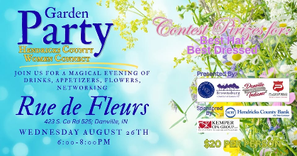 Hendricks County Women Connect: A Magical Garden Party