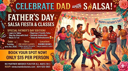 Father's Day Salsa Classes