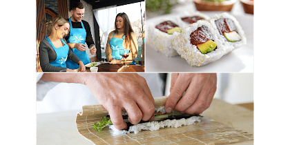Sushi Making With Chef Tiore at a Craft Charlotte Brewery