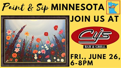 June 26 Paint & Sip at Cy's Bar & Grill